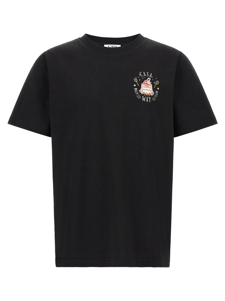 Casablanca Casa Way T-shirt - Black | ef4079bb4b9c8997d633077a4854d22123d09351
