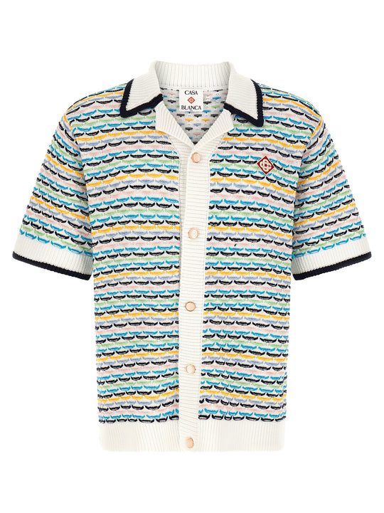 Tuck Stitch Shirt And Blouse Multicolor