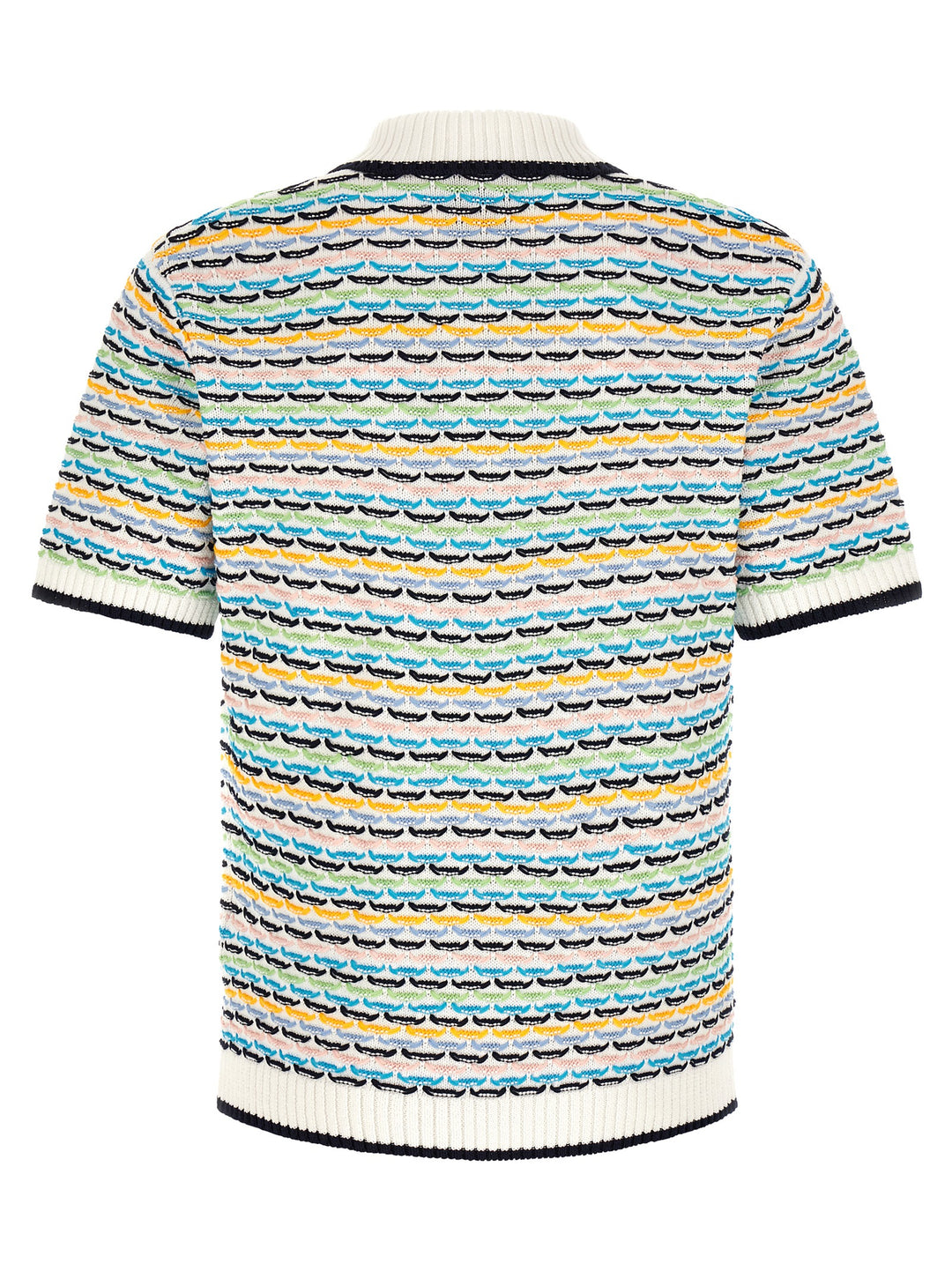 Casablanca Tuck Stitch Polo - Multicolor | 2c6f835fa9539006e4a7d31ff7d598ab09491ca7