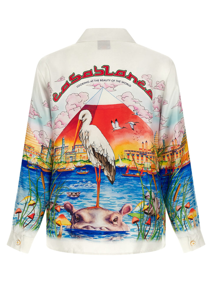 Casablanca Egypt As It Was Shirt and Blouse - Multicolor | 7f53b4806b744ff663f77e134a7d7de04b873187
