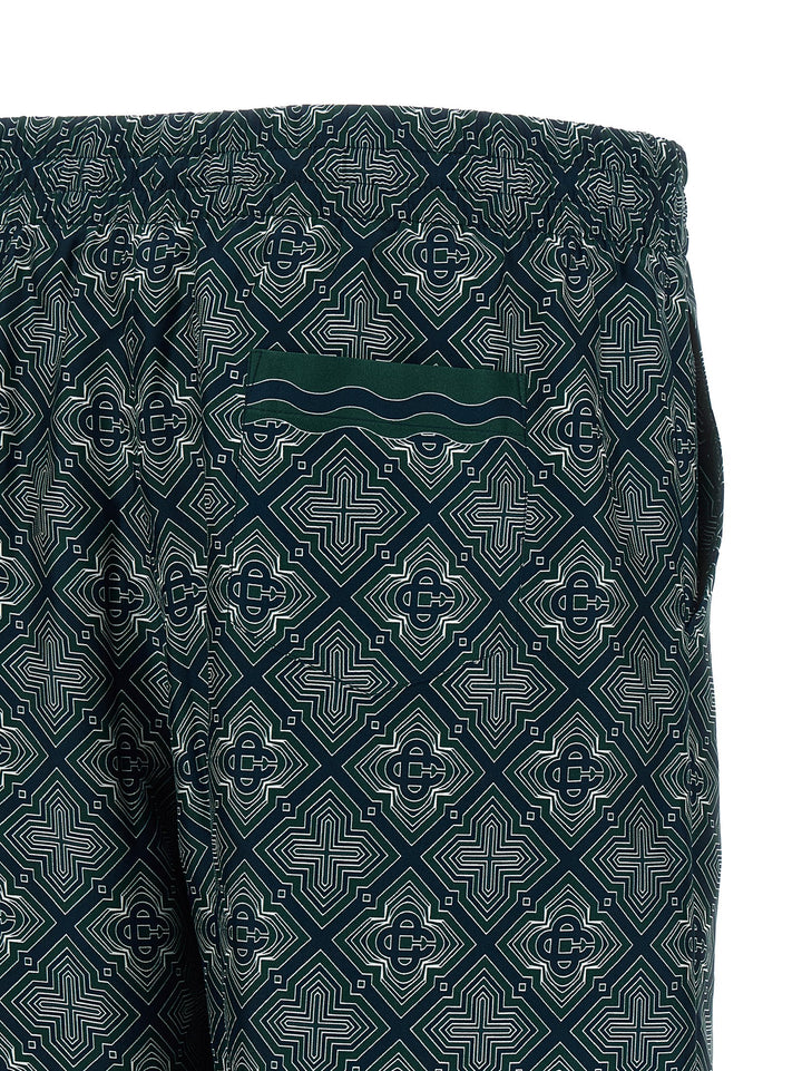 Casablanca Radiating Monogram Bermuda and Short - Multicolor | 51461e60bfe89d8c93123fa5153e3c85935c50c6
