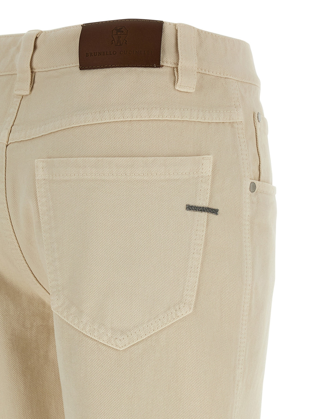 Brunello Cucinelli Denim Pants Jeans - White | cb718f26be3194e475d02d824281ca70b92441bb