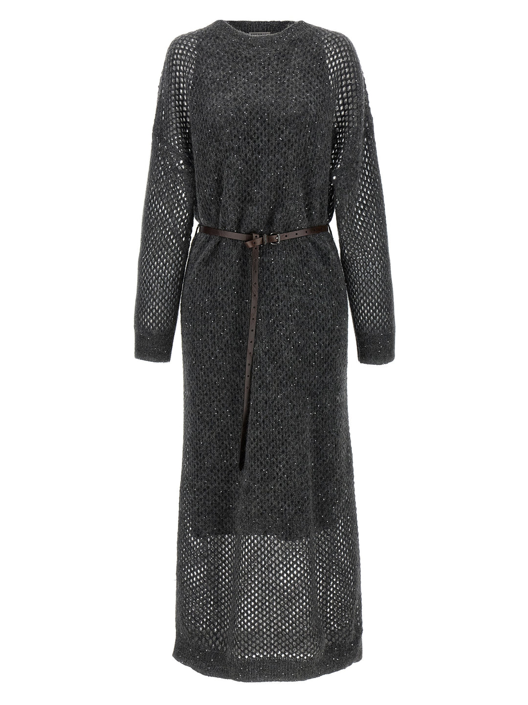 Brunello Cucinelli Dazzling Dress Dresses - Gray | 391c69428e75ad0d531dff72bf5bab2a84cc5426