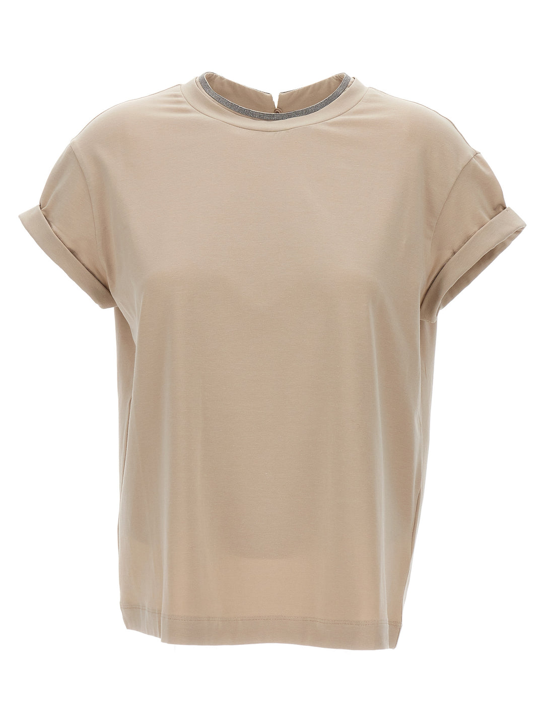 Brunello Cucinelli Monile T-shirt - Beige | 274035f1bae56efaf27358234c501af5f080df6c