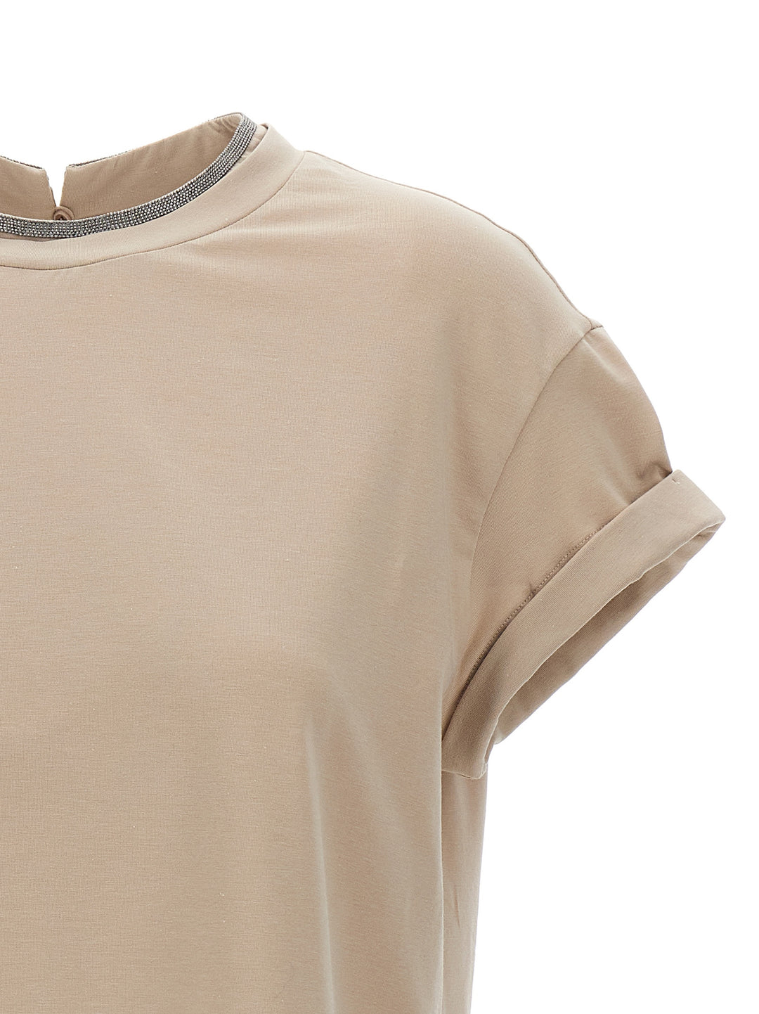 Brunello Cucinelli Monile T-shirt - Beige | 6fc7aae3cc84eb6628e1ab0e55e4af3d098ed04c