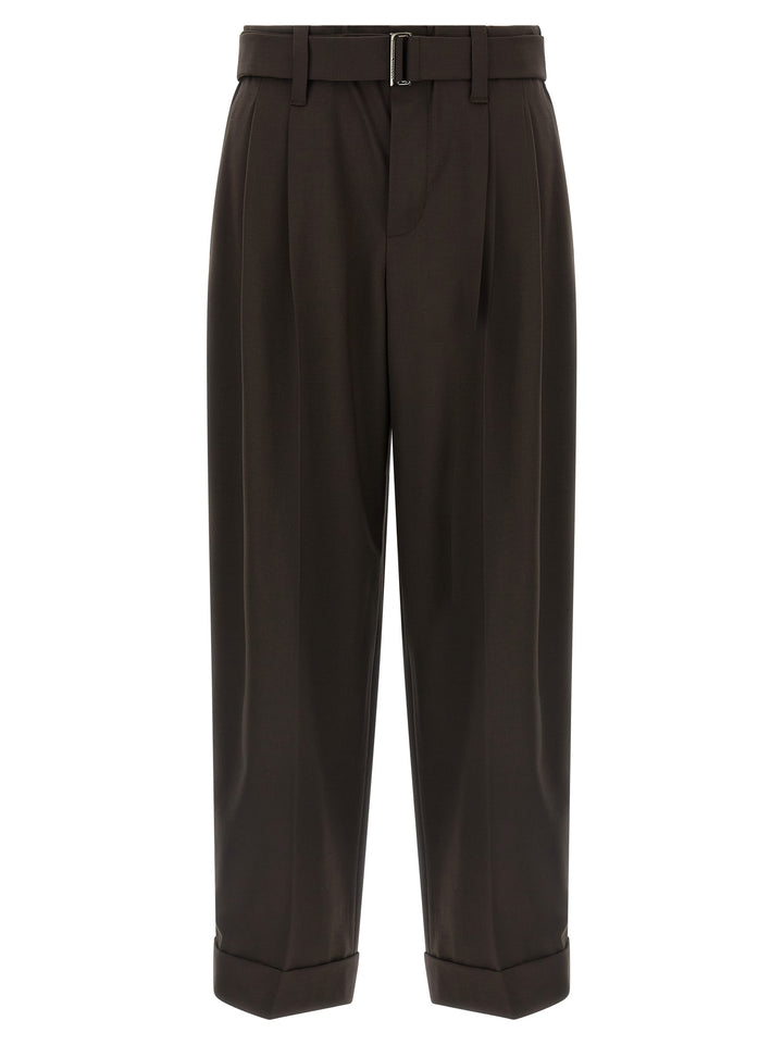 Brunello Cucinelli Wool Pants - Brown | 85f8eed421526947be722fe23fef7e2dcb9be6b0