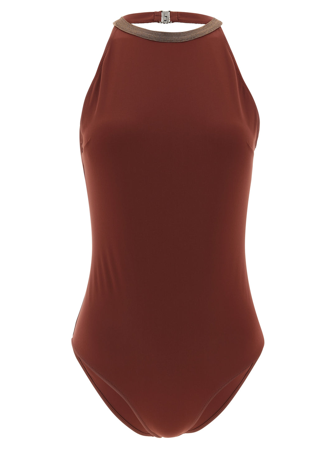 Brunello Cucinelli Precious Collar Beachwear - Bordeaux | 38f9dba2e1d37b1836c7863b5ae86788fc954ab6