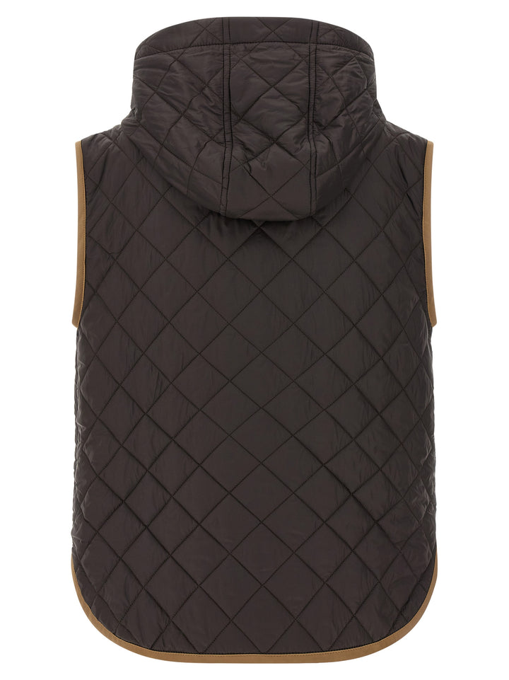Brunello Cucinelli Padded Vest Gilet - Gray | 72459c2fddb569306e015b85bbb4edbd49949679