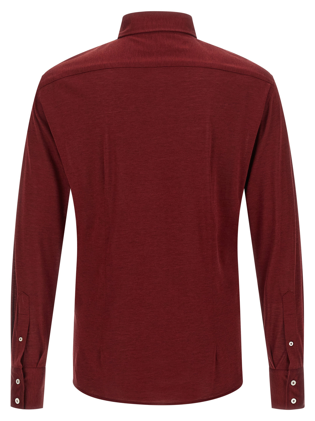 Brunello Cucinelli Silk And Cotton Shirt Shirt and Blouse - Bordeaux | 40edc9aaafba801605bc540d8a433b7e9bca25a9