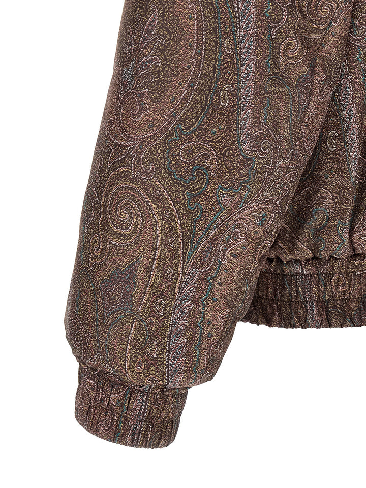 Etro Arnica Puffer Jackets - Brown | 72a0edadd2c523e12b9b16f7761f8d8af86a001f