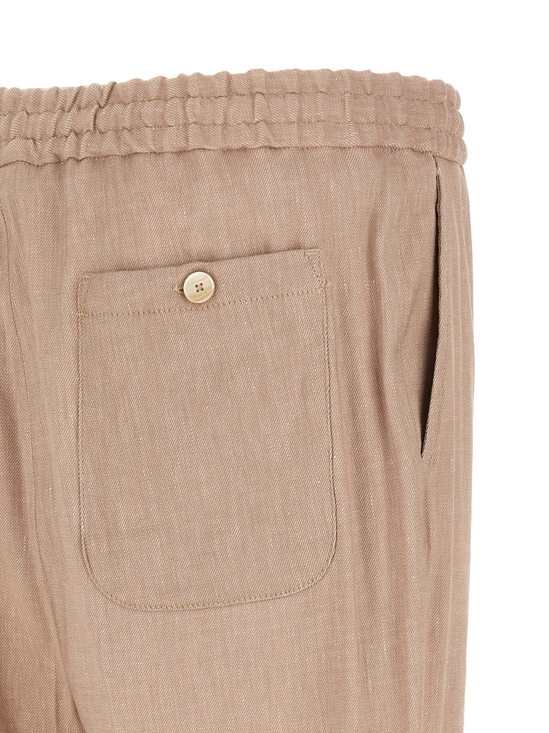Etro Flamed Linen Joggers Pants - Beige | 68ba7cdd6abc020a781c5963aee80fb48f290fe3
