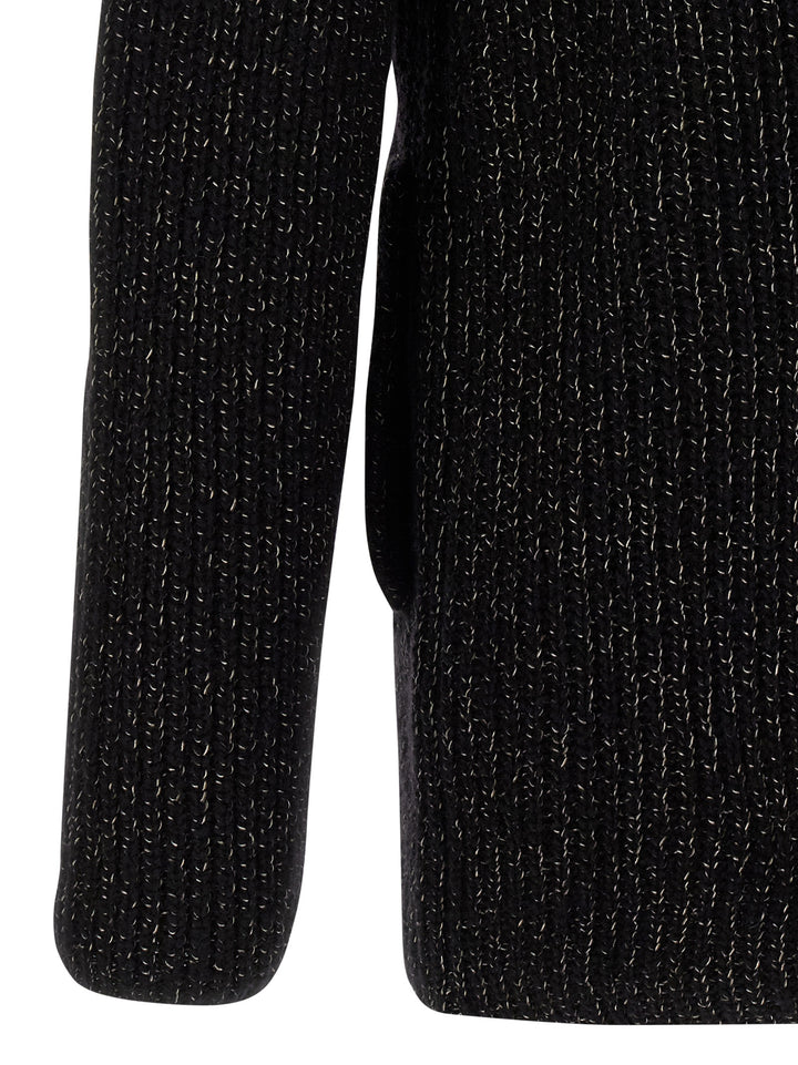 Brunello Cucinelli Double-Breasted Cardigan Sweaters and Cardigans - Black | b70345d4f692de8f518dc1359c6a804f48dac64d