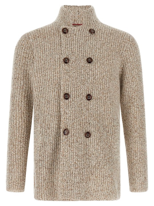 Cardigan Mouliné Sweaters And Cardigans Multicolor