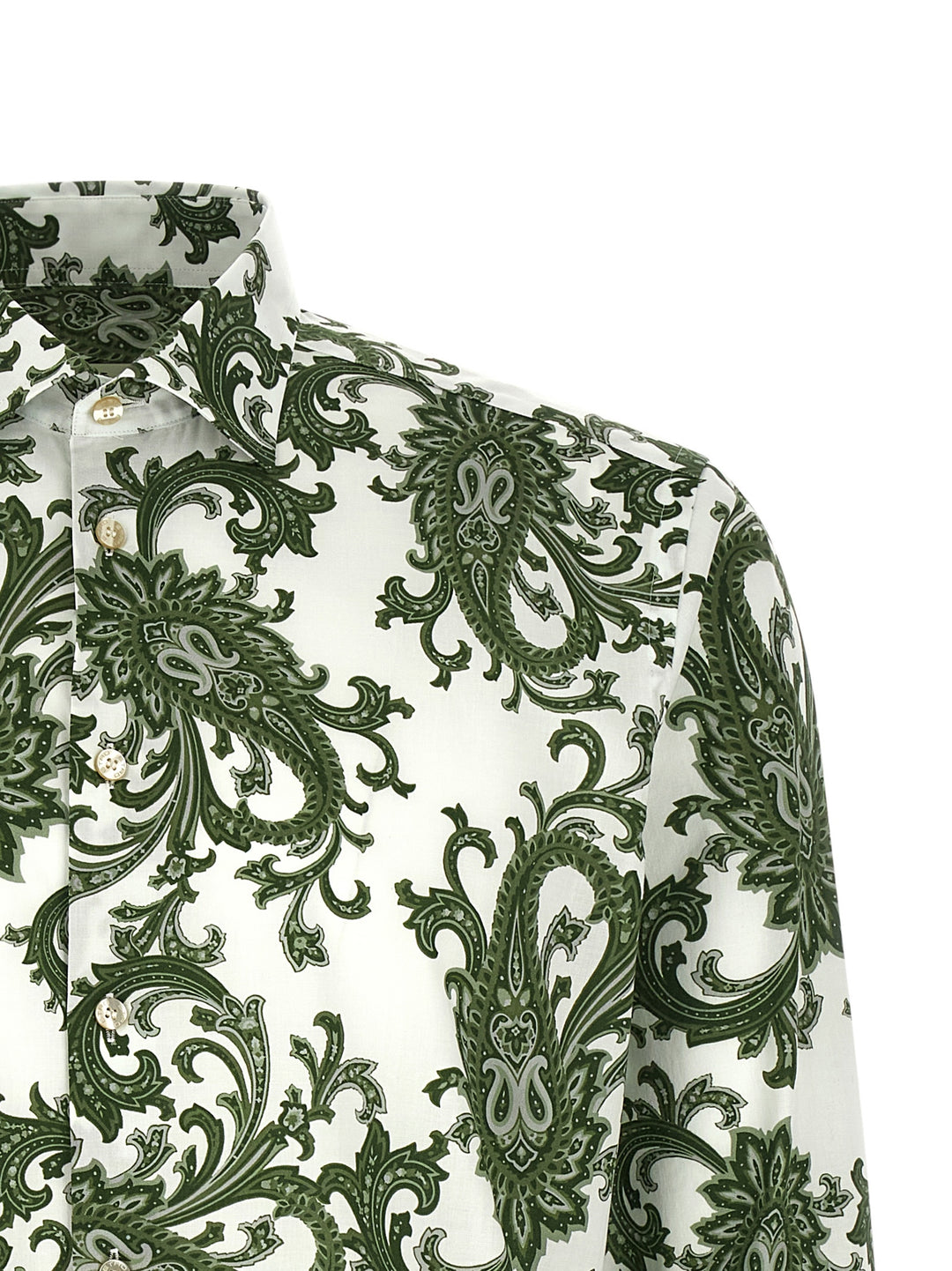 Etro Paisley Ramage Shirt and Blouse - Green | 08fd59abf1e9fc65edc18dd64572c963cf138f67