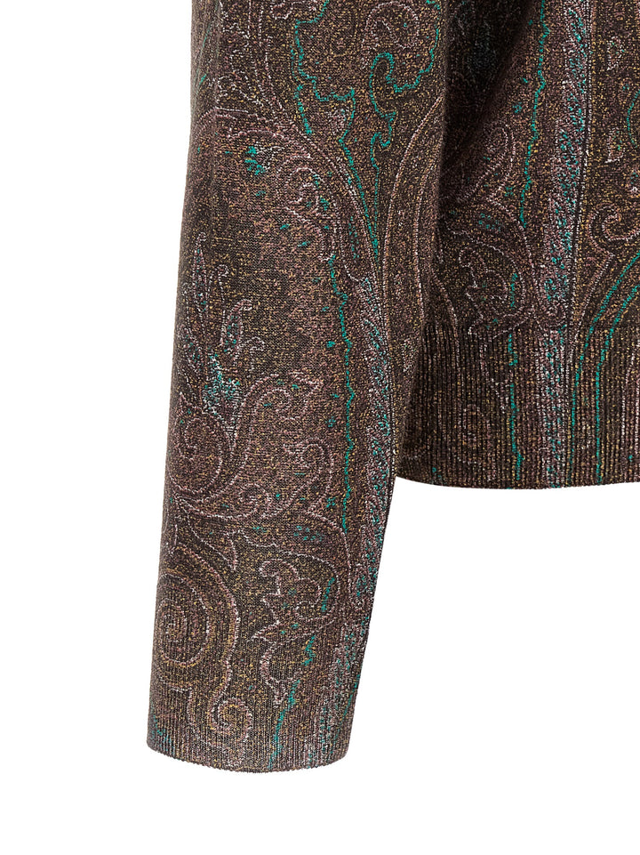 Etro Paisley Sweater Sweaters and Cardigans - Bordeaux | d130b12f870ad91138ca63d434057c35210af15a