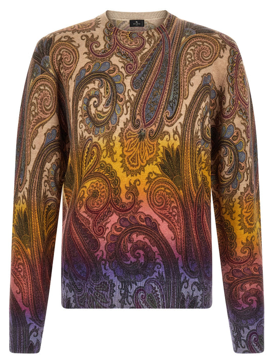 Paisley DéGradé Sweater Sweaters And Cardigans Multicolor