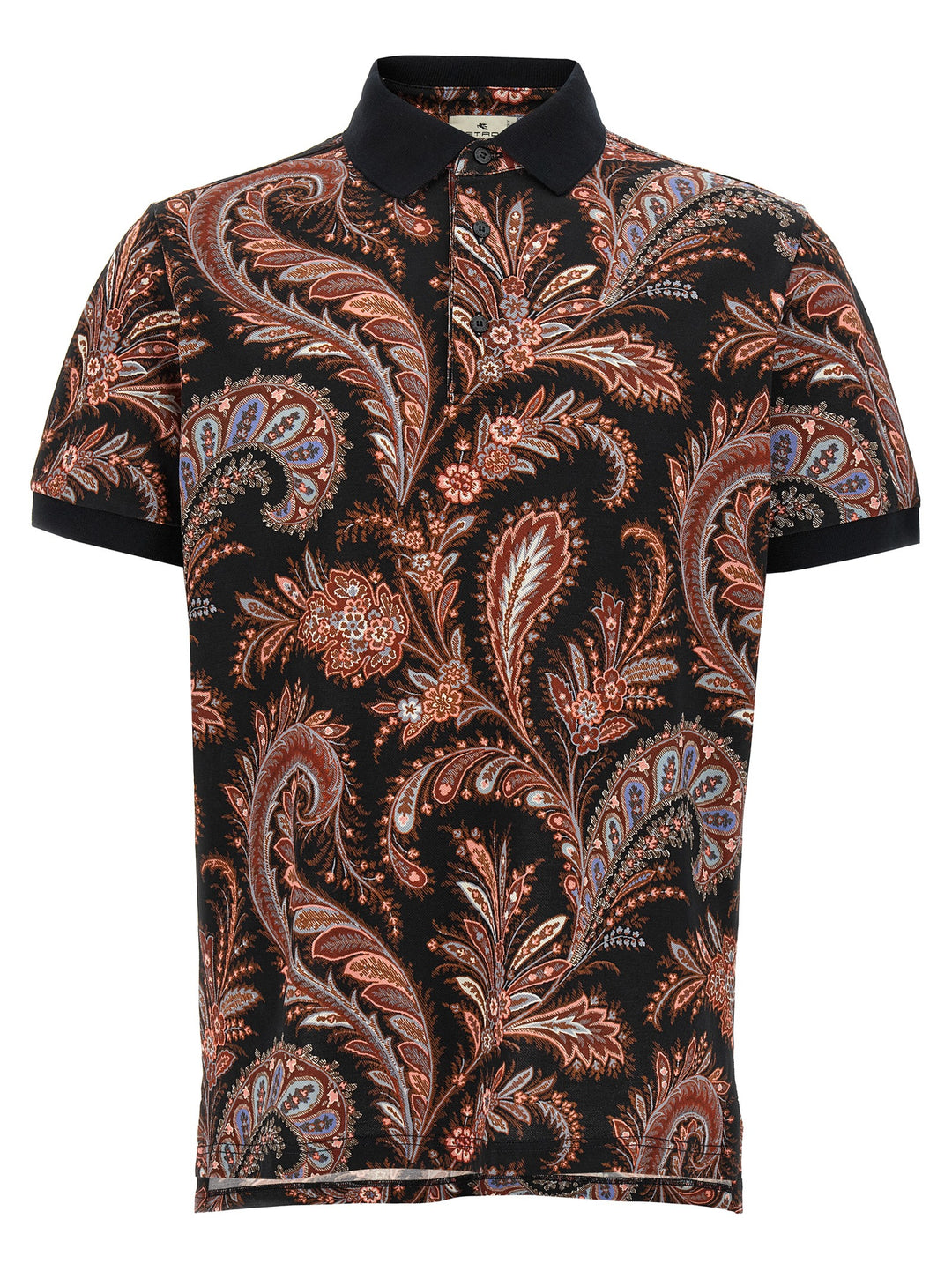 Etro Paisley Flowers Polo - Multicolor | 61cf7fa647e1ed6b89e7e391a347c719315613f6