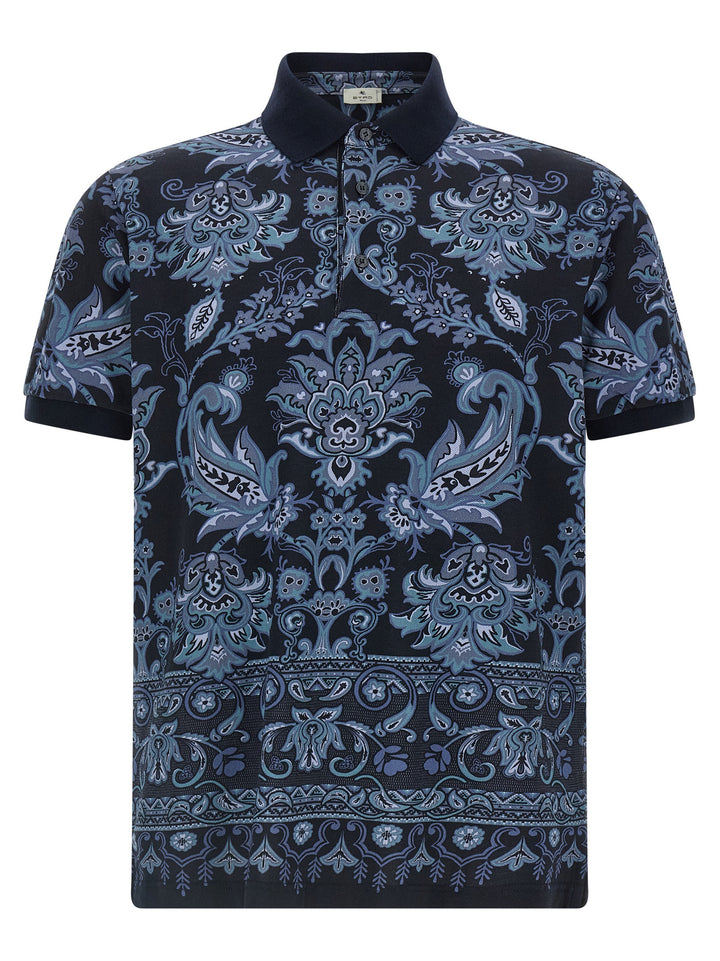 Etro Press  Shirt Polo - Blue | 8e7f35df375c8661cb93a3408d98acf57ccf88af