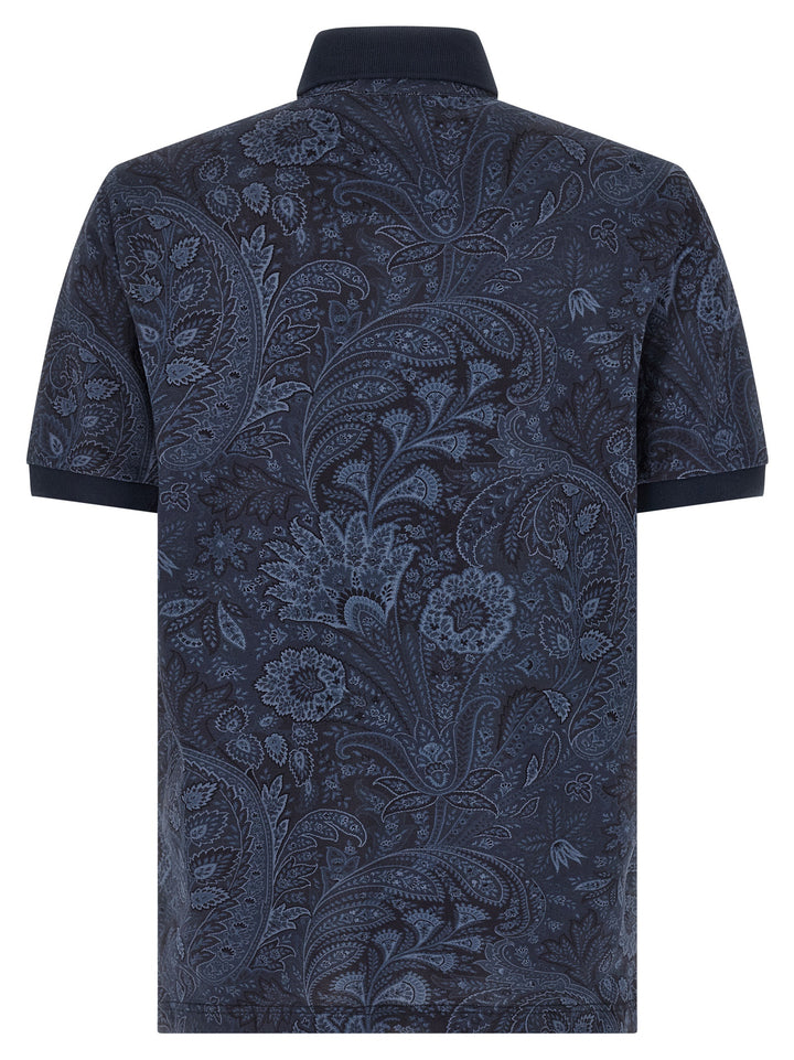 Etro Arnica Paisley Polo - Blue | 2e9d57783bc7f87f9c9461fda58513e0e471c40c