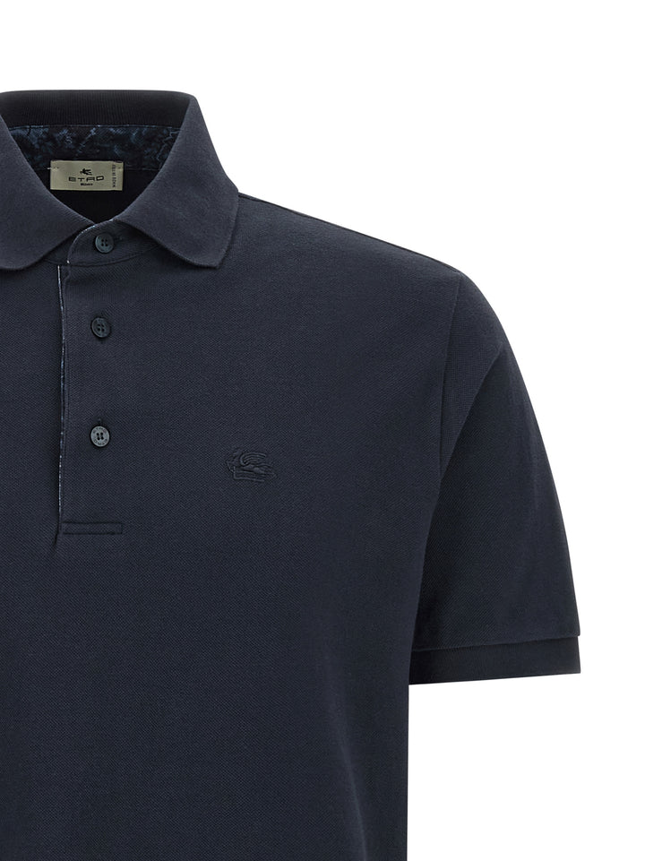 Etro Pegaso Polo - Blue | d58f3bf9b916ce887903ec87898eb593327cea14
