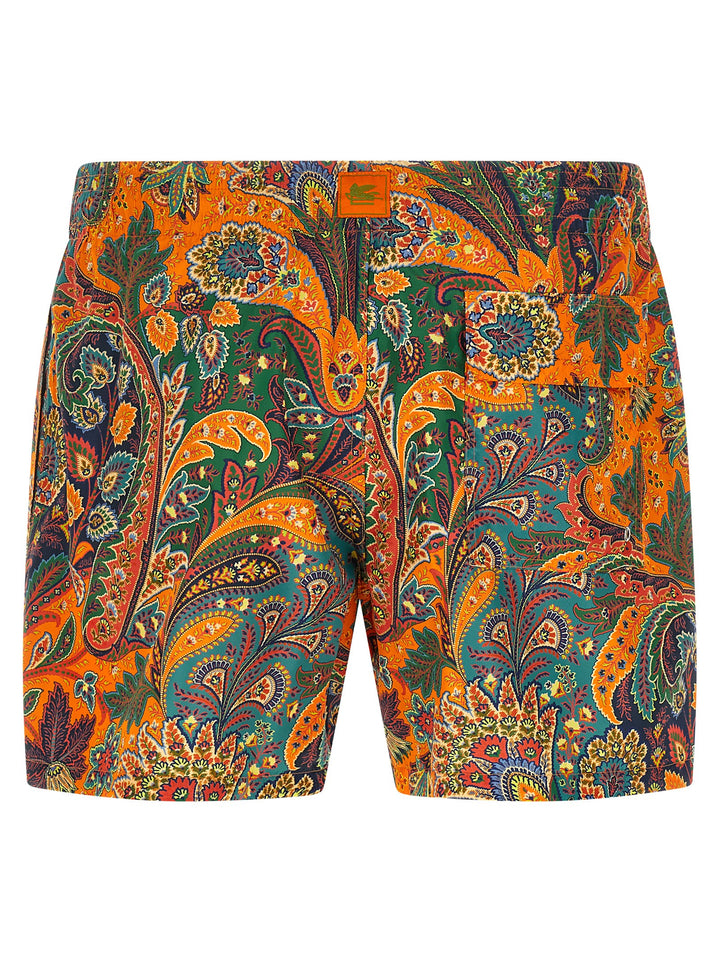 Etro Paisley Floral Swimsuit Beachwear - Orange | a969868200368c71118593c8cffcb7a9c3f99026