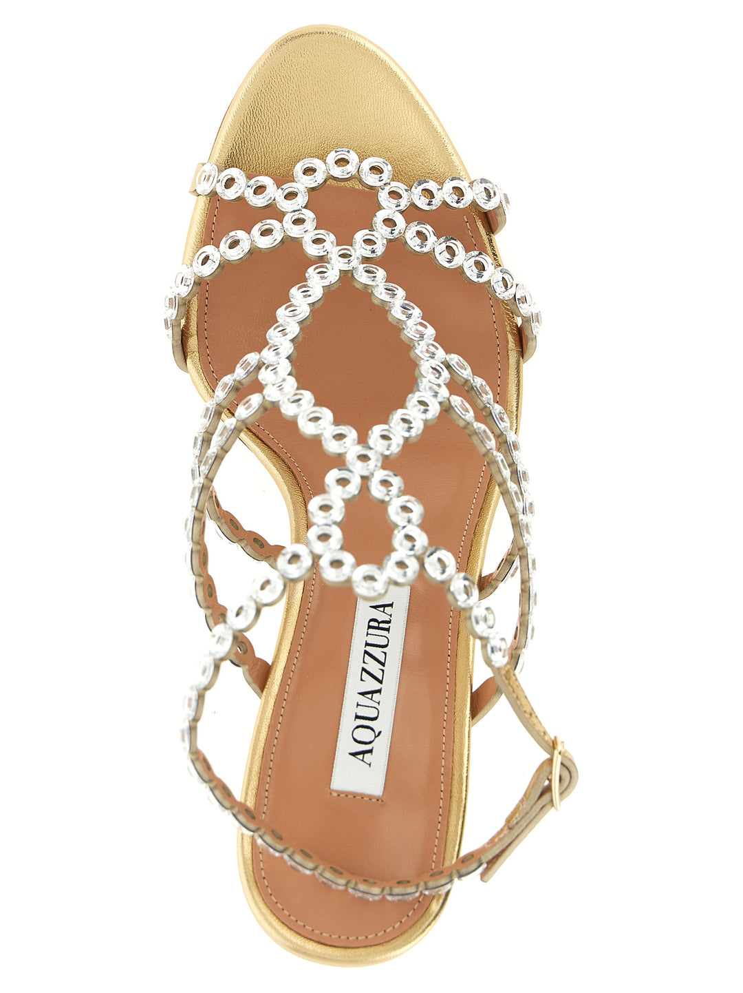 Aquazzura Mooncrush Sandals - Gold | 19df72f7291bebd676df4f22dc9d065527aaada1