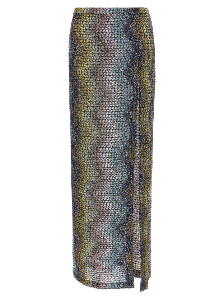 Missoni Zigzag Sarong Skirt Beachwear - Multicolor | 1448fe7970f2152bcb4ad33b1cd70fd7ca6fcff2