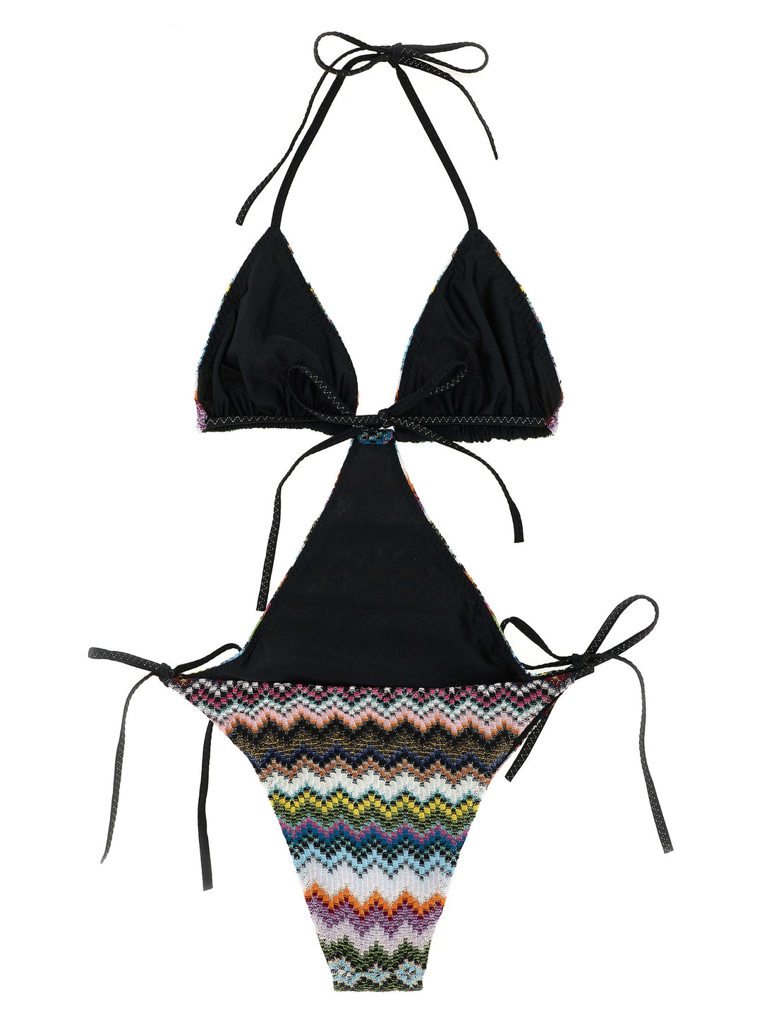 Missoni Zigzag Pattern Trikini Beachwear - Multicolor | ec3cfeae0f1fd4796857376ca22fff982bec39f3