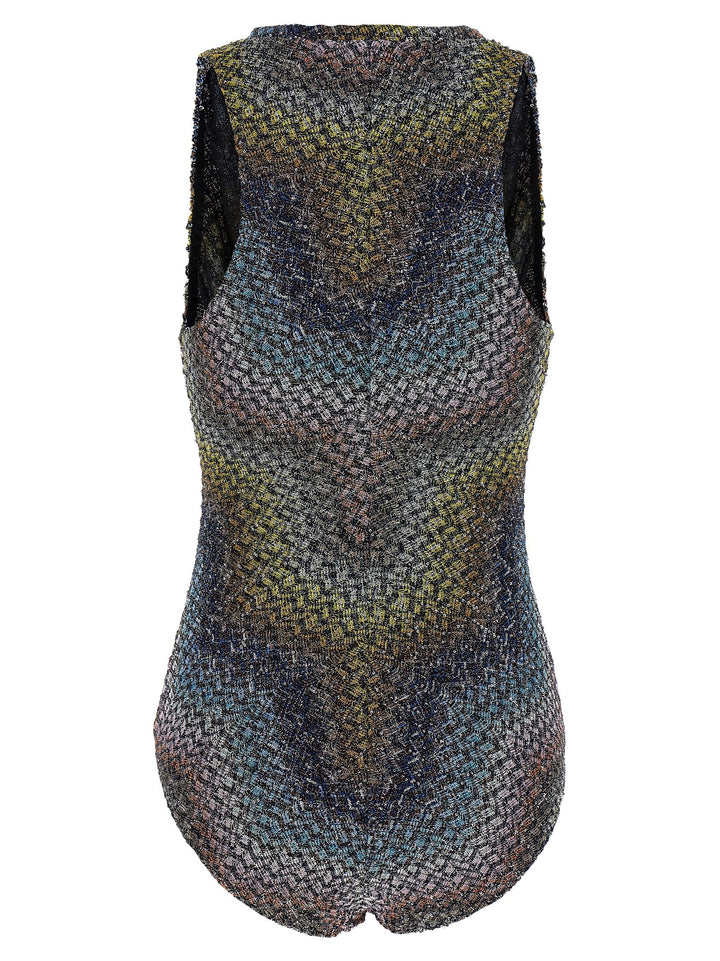 Missoni Zigzag One-Piece Swimsuit Beachwear - Multicolor | 80b21deee4c7a572323568a3f57951d07aa59166