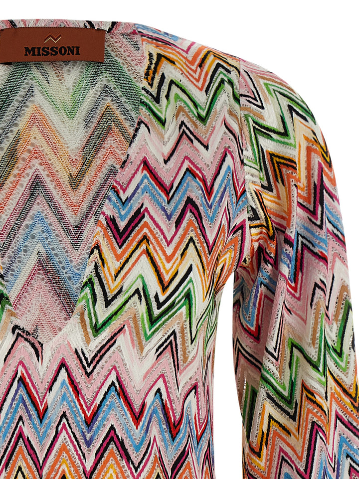 Missoni Zig Zag Embroidery Dress Dresses - Multicolor | 6e38c62bc0403b2035c036f7d5077e252fd1731a
