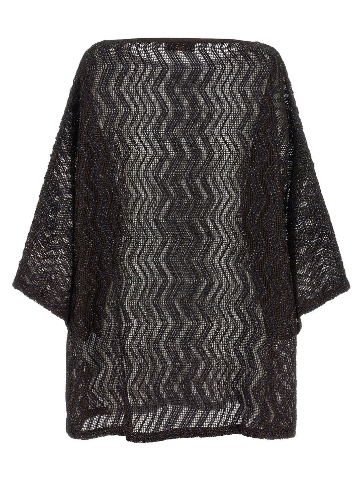 Missoni Zigzag Mesh Dress Beachwear - Brown | dee886ab23dcc4cbb27e70cb0e6c353f8f053083