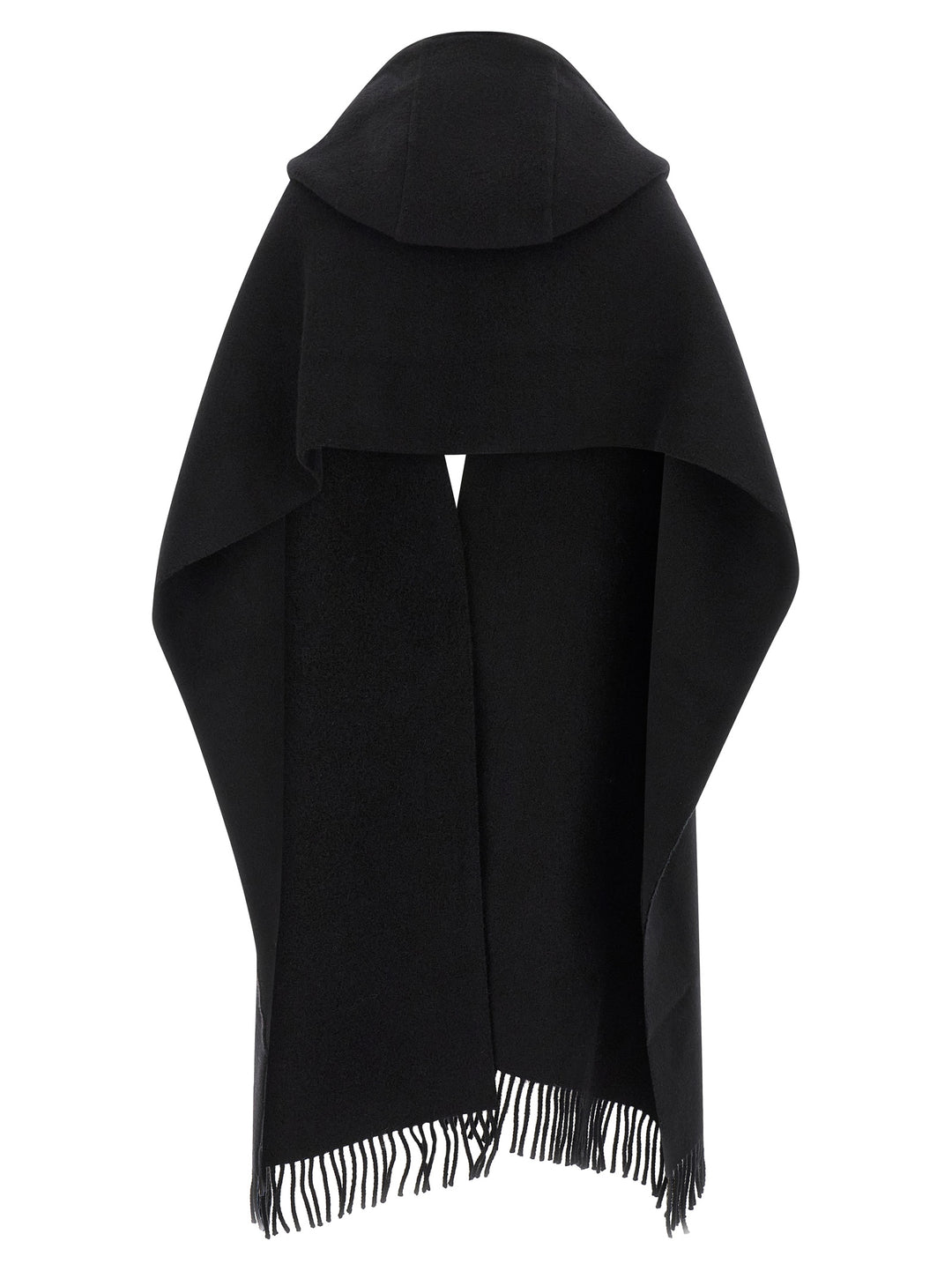 Brunello Cucinelli Hooded Scarf Scarves and Foulards - Black | fb928bbaad447508df16e0e0a4c9ef61a56e919a