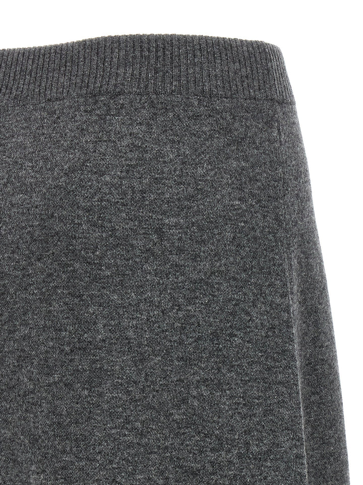 Brunello Cucinelli Cashmere Skirt Skirts - Gray | 87ca0407f77b9085143a2e65020ae4bb870e5ed8