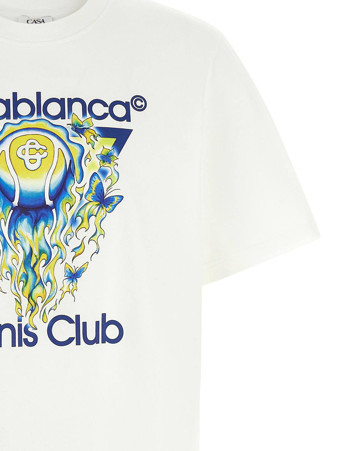 Casablanca Tennis Club Icon T-shirt - White | 6cc45d7287faf7e9763e7d6ede35e1e63e45a57d