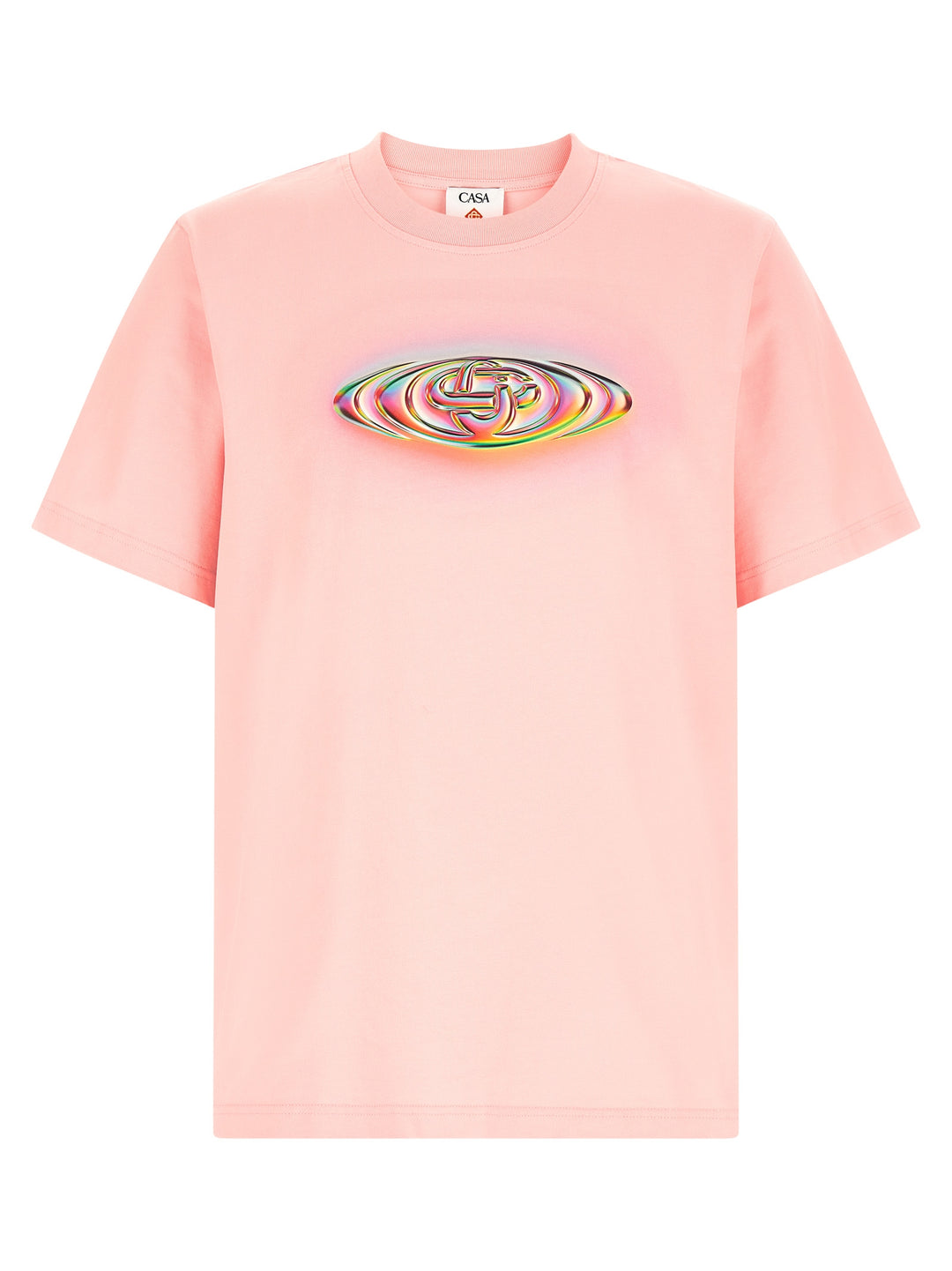 Casablanca Glass Logo T-shirt - Pink | 0e6aec243ff9f96cad09c0facb276ceed4de1c6a