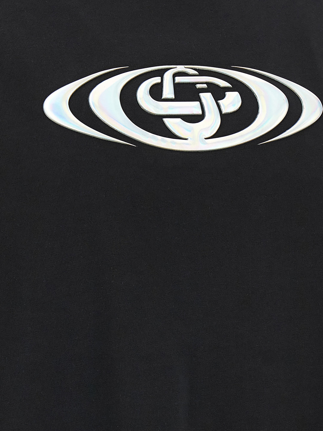 Casablanca Warped Logo T-shirt - Black | 39ecb046bf4bd182991356b6a106a65f3badc1ac
