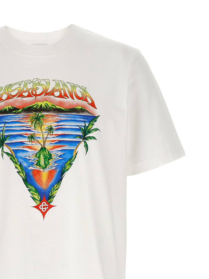 Casablanca Innocence Triangle T-shirt - White | 1f959832dc504a91a357897b381048e7f83d48c9