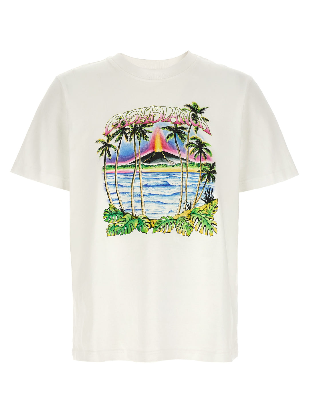 Casablanca Volcano T-shirt - White | 1166c0fca57115f5e652fba809fb2abd2ee7d9df