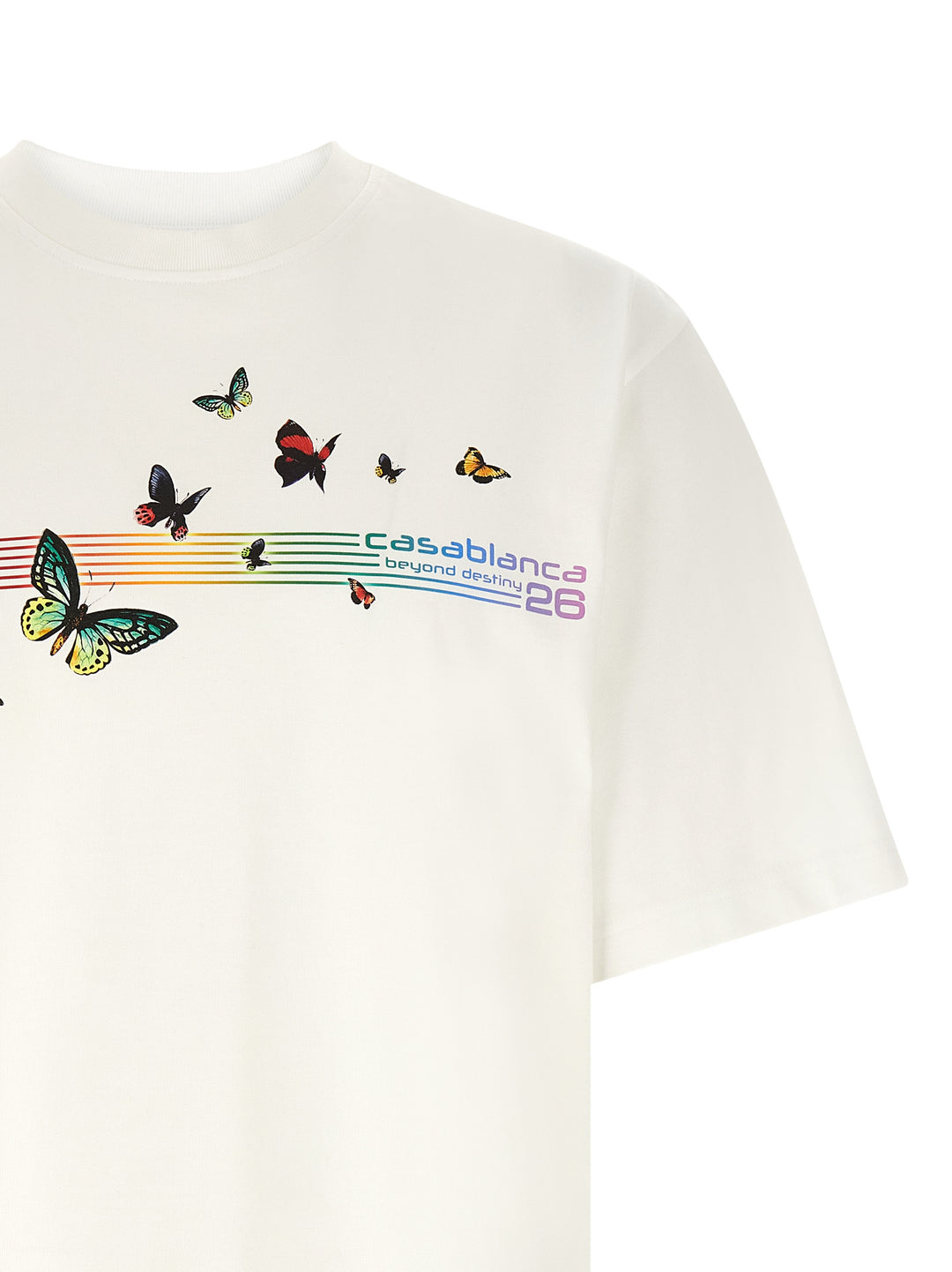 Casablanca Butterfly T-shirt - White | 5310922e952bc57c886cc65c53d2c22004793f1c