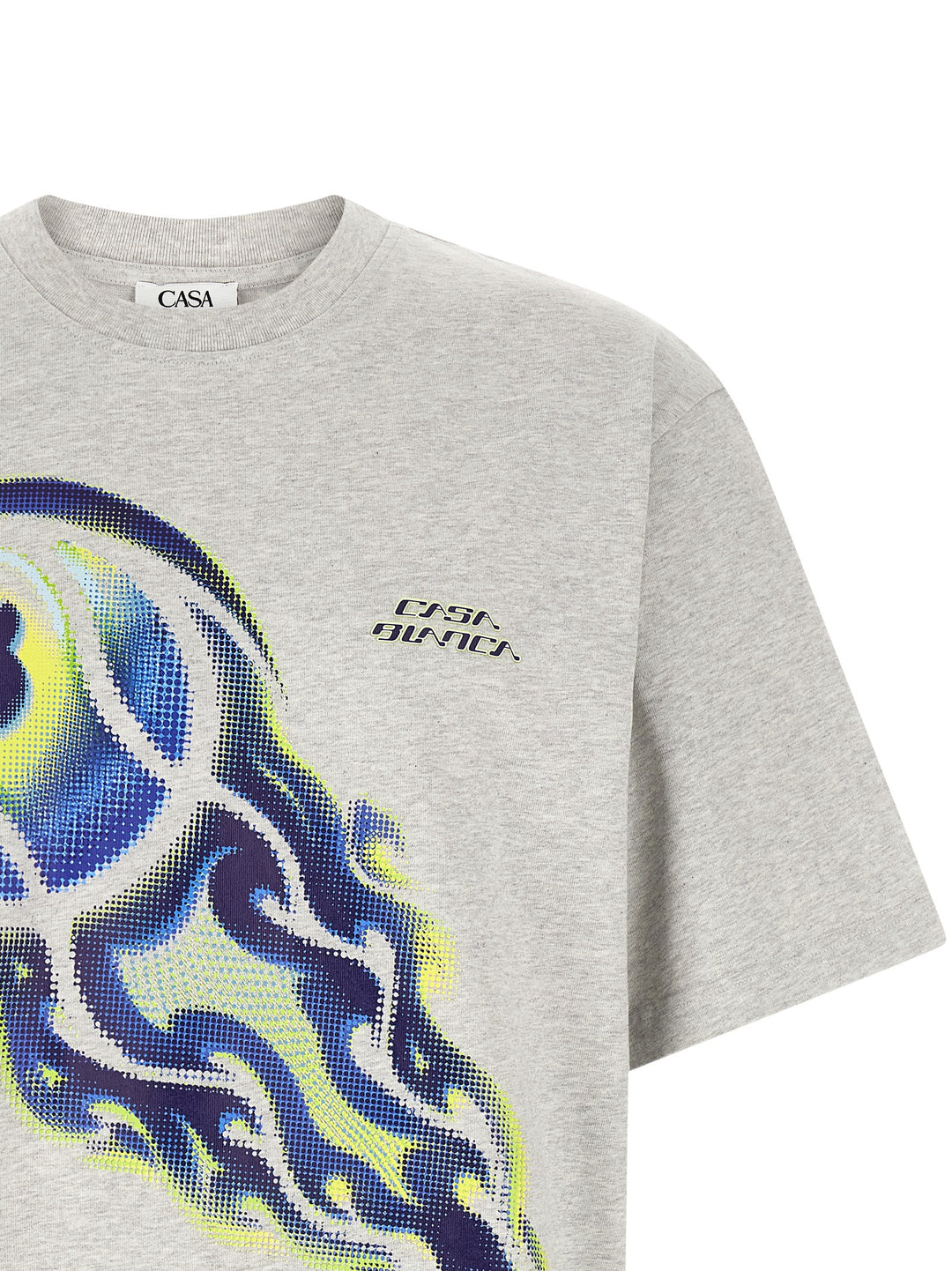 Casablanca Flaming Tennis Ball T-shirt - Gray | 36859c735595b9bc27376c8e2ebdc021d0efb5c4