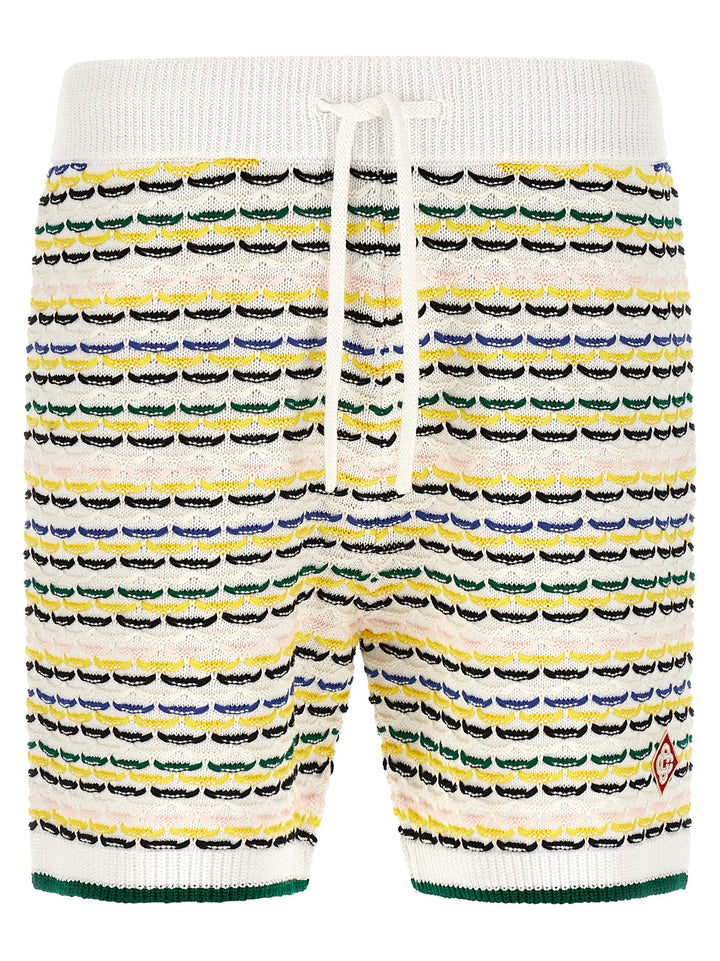 Casablanca Tuck Stitch Bermuda and Short - Multicolor | 66d60b7ca91cd8baa8222622c5683359e7873326