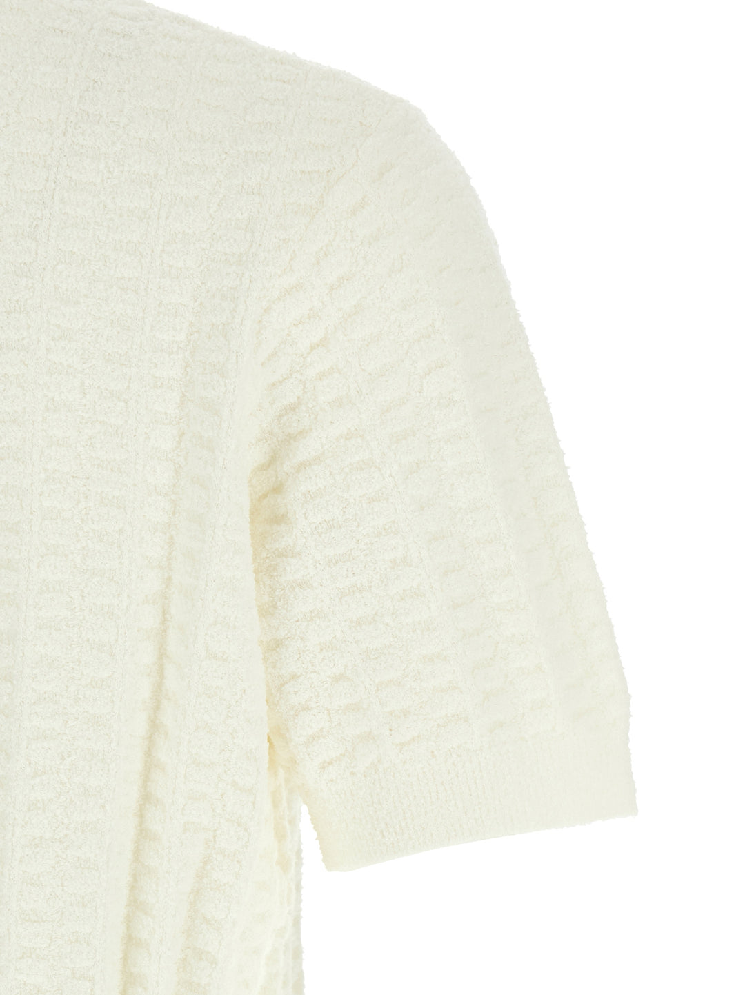 Casablanca Tennisbouclé Polo - White | 800f6c975e80cd4e098336d975a6ee485595585b