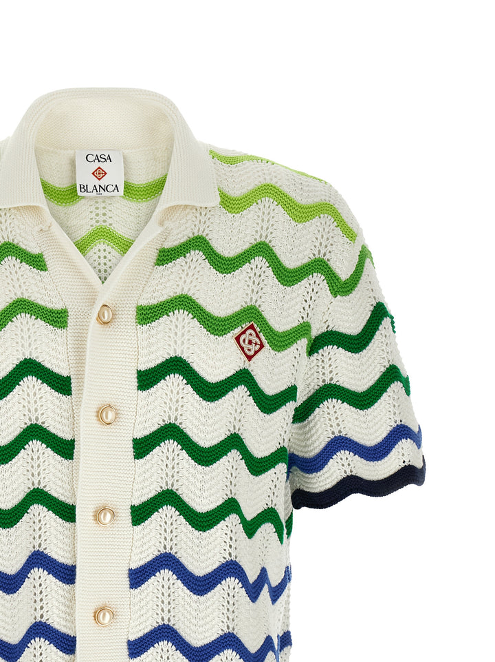 Casablanca Gradient Wave Shirt and Blouse - Multicolor | b1c30a7140c9b7889e713ee81acfc5d8ff63ca3e