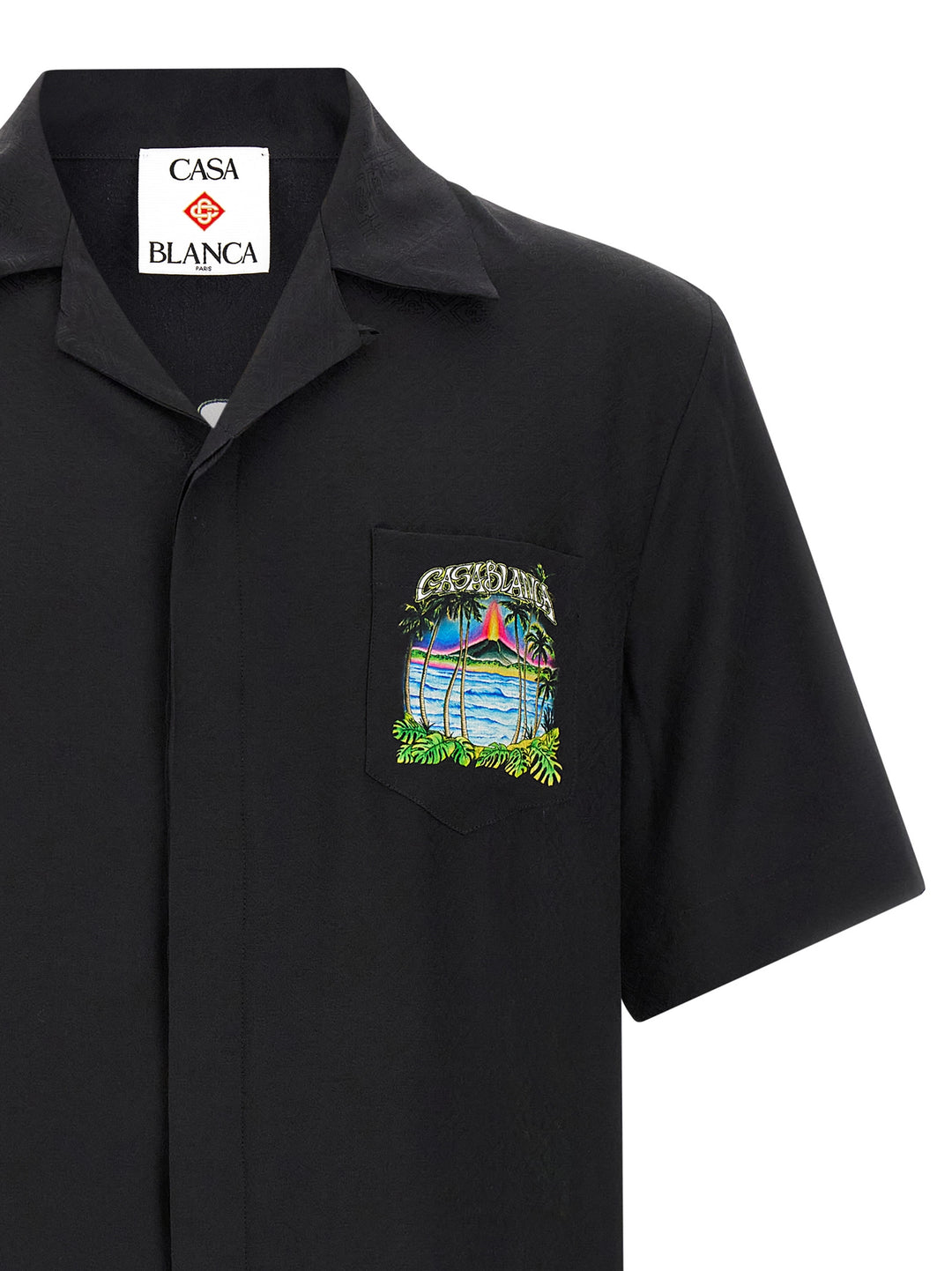Casablanca Volcano Shirt and Blouse - Black | 5eb88534a4a1c2f3e6098aabbbd4b5b556b56af8