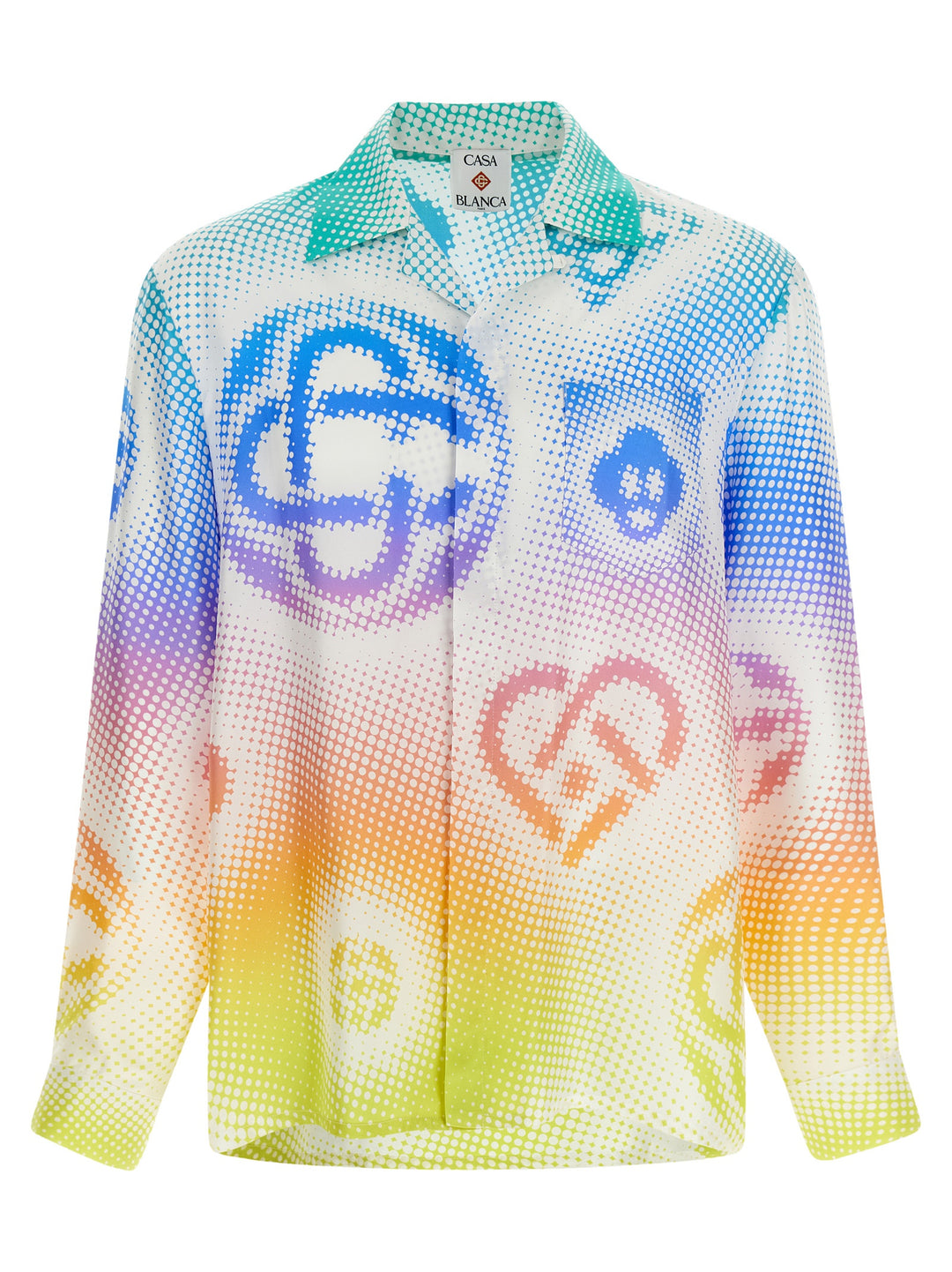 Casablanca Halftone Logo Shirt and Blouse - Multicolor | c95460f332c610a8ac321bfbe29bbd25dff6be3b