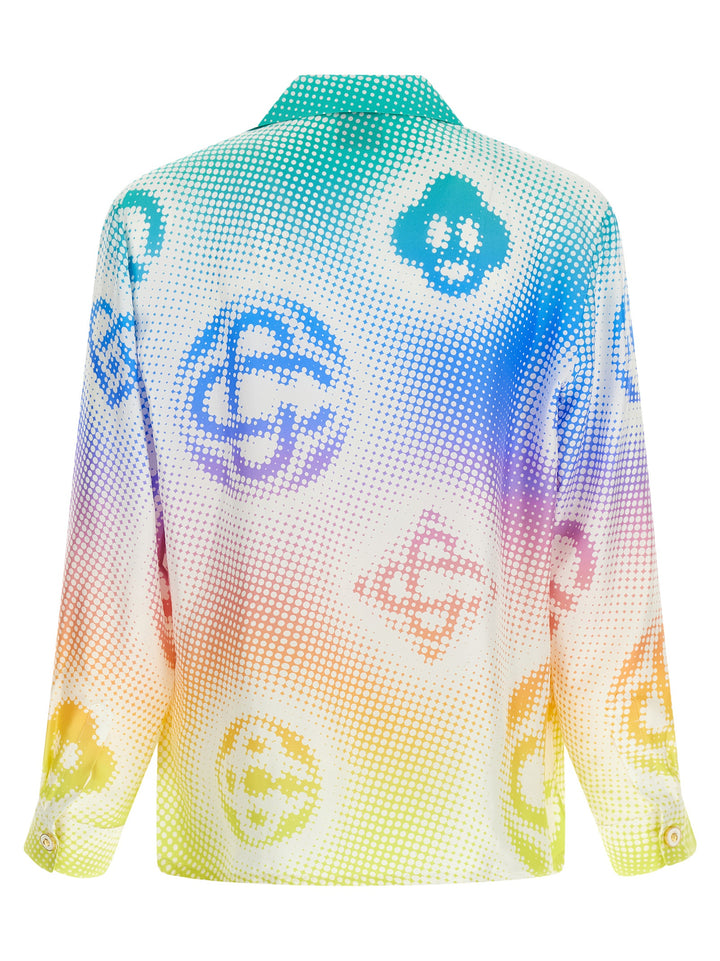 Casablanca Halftone Logo Shirt and Blouse - Multicolor | f5901cc90d33dfb36b7e23cbdd1a5d36b6d68910
