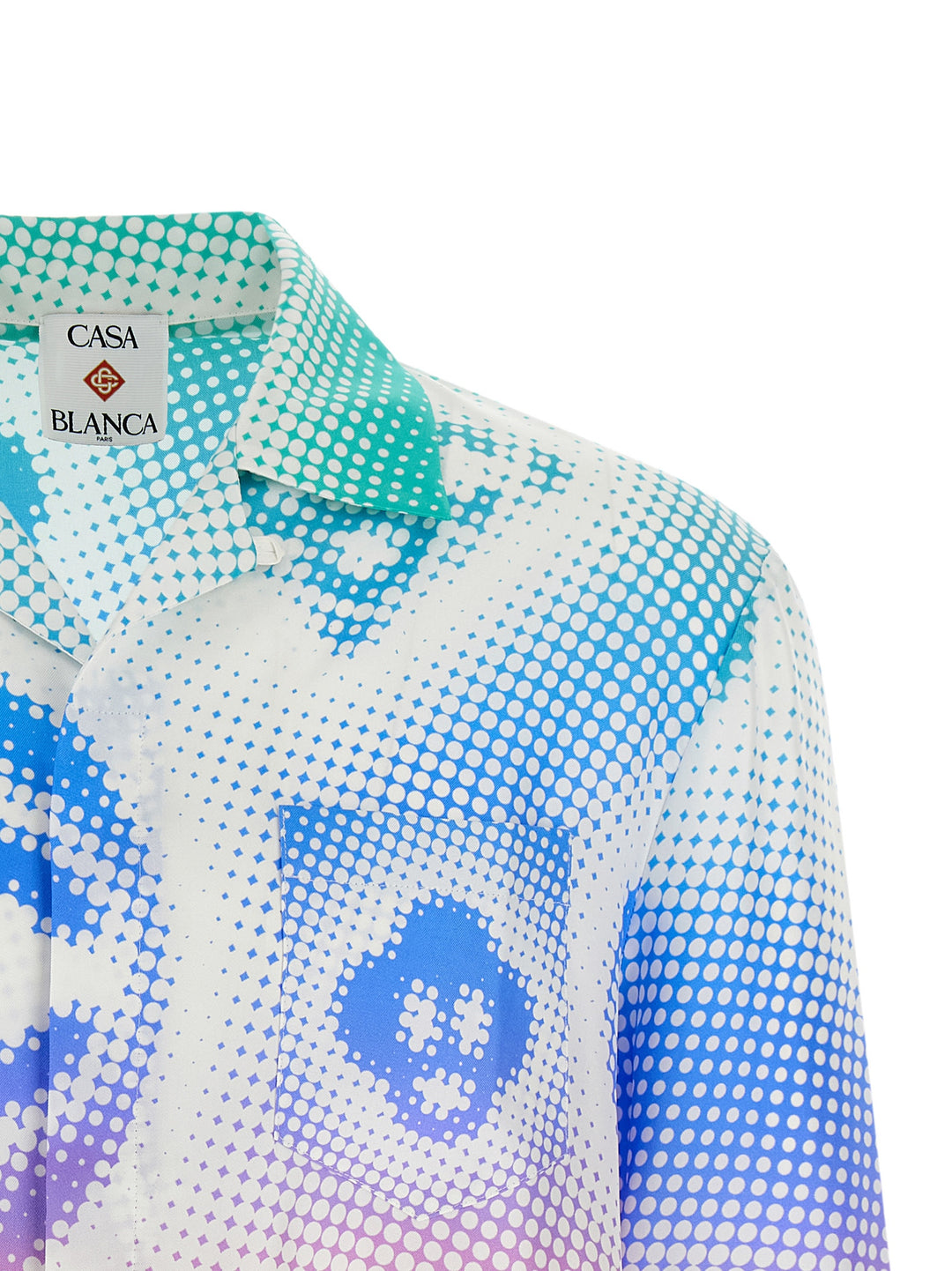 Casablanca Halftone Logo Shirt and Blouse - Multicolor | 6f1c95c4c1e301962f2e46db03fa697fa215598a