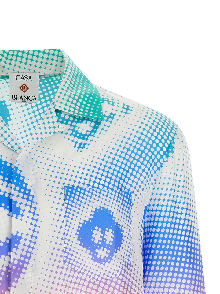 Casablanca Halftone Logo Shirt and Blouse - Multicolor | 6f1c95c4c1e301962f2e46db03fa697fa215598a