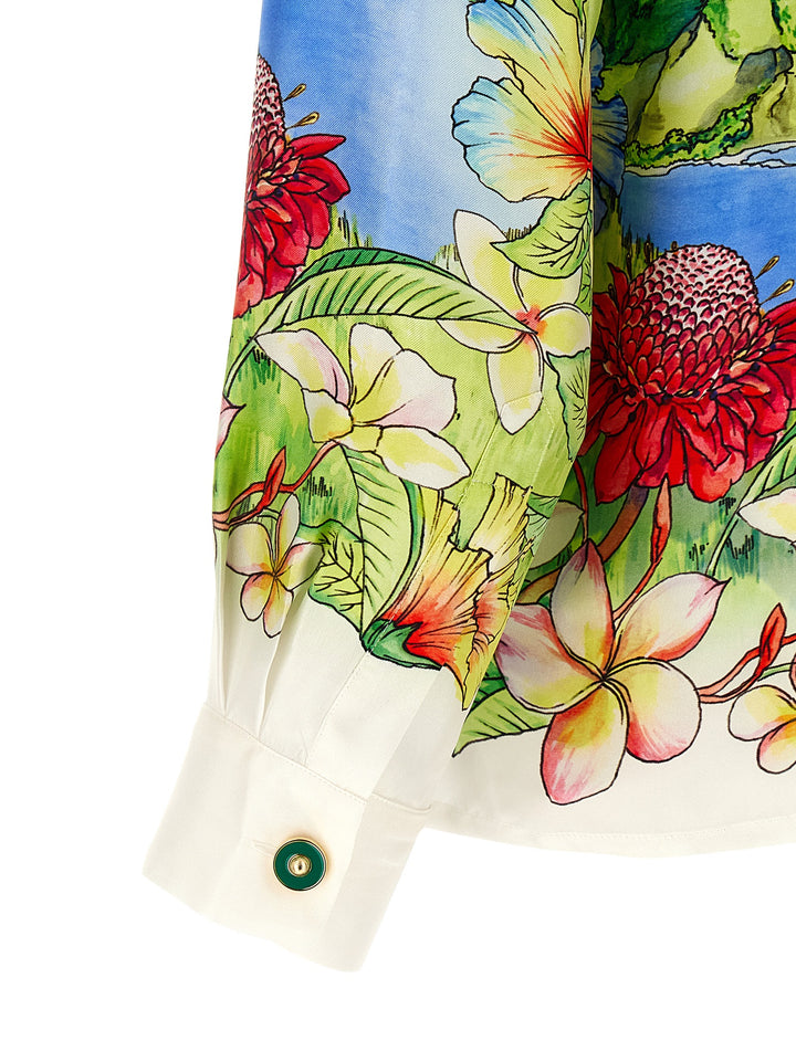 Casablanca Aloha Shirt and Blouse - Multicolor | d1bcef880de45c073ce74d401e0ce335818d9fd8