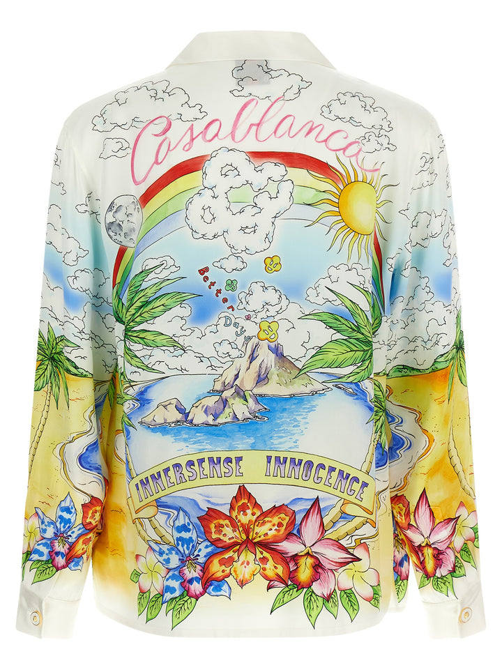 Casablanca Better Days Shirt and Blouse - Multicolor | f04f979df8992c45ae416ee7757284763c1a4d09